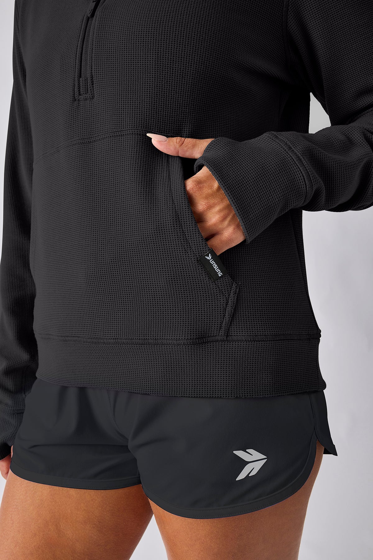 Micro-Grid 1/4 Zip